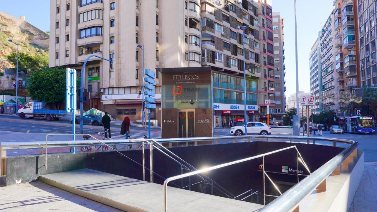 Stylish & Spacious Family Apartment Near Beach & Vibrant Historic Market Alicante Kültér fotó